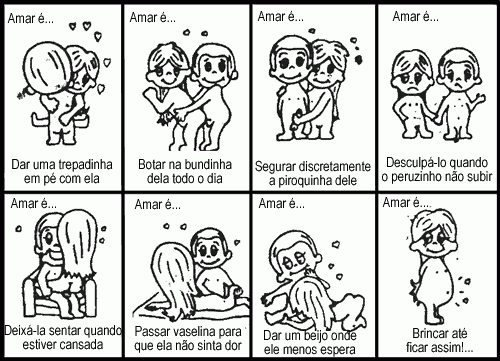 sacanagem com 'Amar é...'
