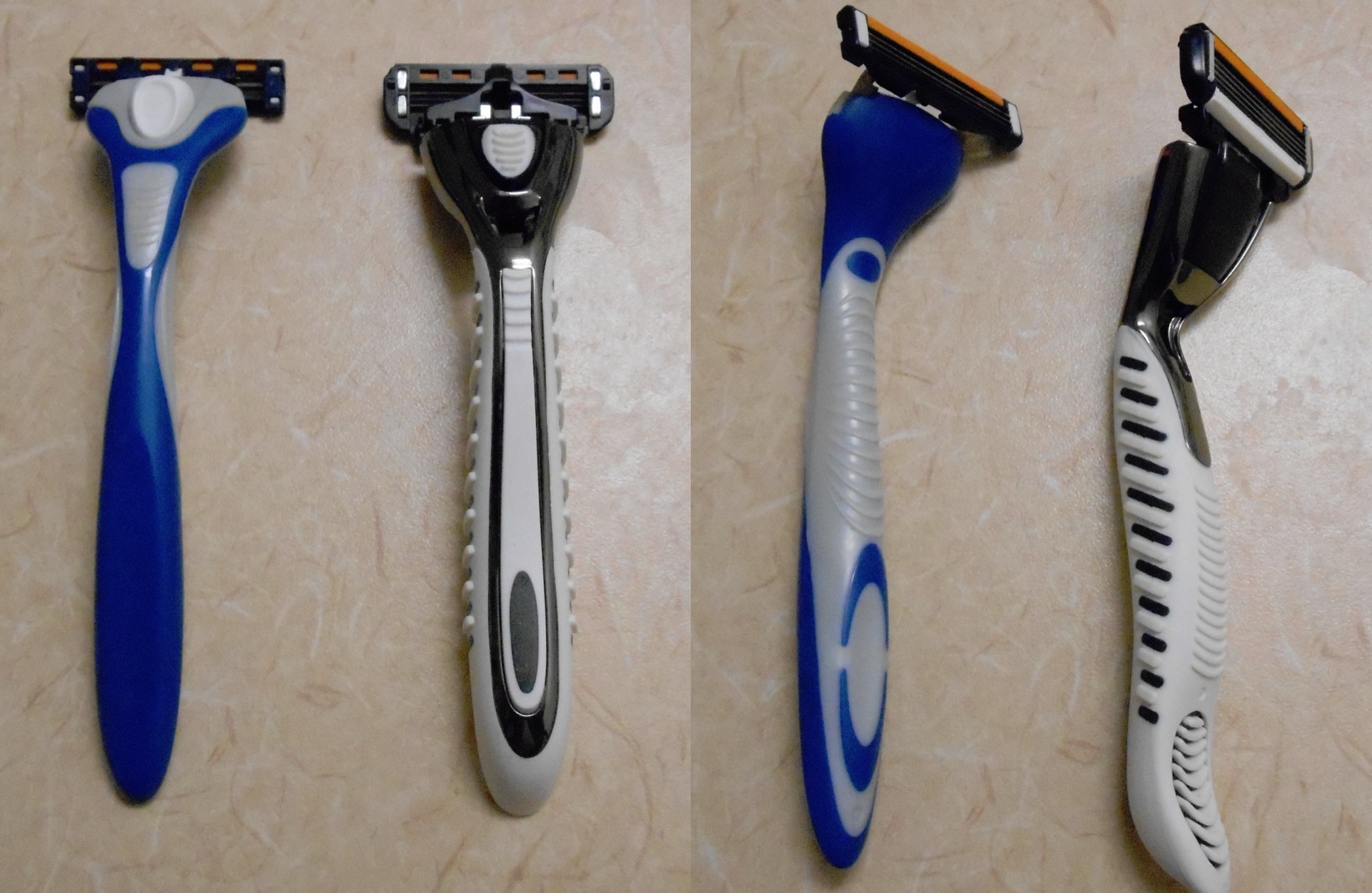 Dollar Shave - Humble Twin versus 4x