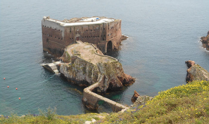The fort inside Berlenga Grande Island 