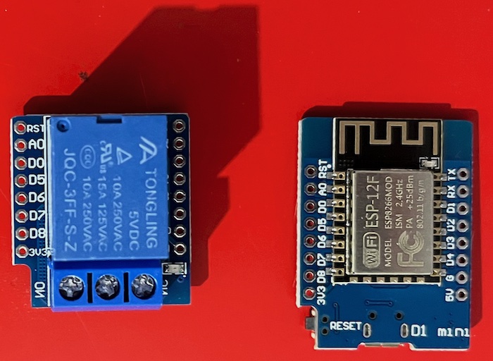 ESP8266 and relay shield